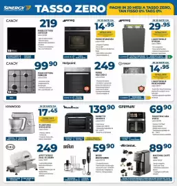 Volantino Sinergy Pagina 4: Planetaria Kenwood €17,45, Forno Smeg €14,95