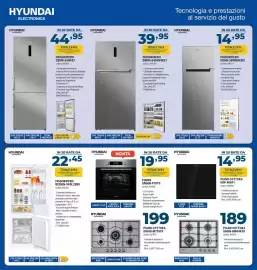 Volantino Sinergy Pagina 7: Frigorifero Hyundai €14,95, Forno Hyundai OMHN-P70T9 €19,95