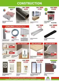 Leroy Merlin catalogue Page 7: Diamond Mesh Fence 1800 Ordinary 25m €699,00, Bosun Interlocking Paving Brick 60mm Red €312,00
