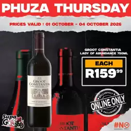 Supa Store catalogue Page 2: Groot Constantia Lady of Abundance 750ml €159,99