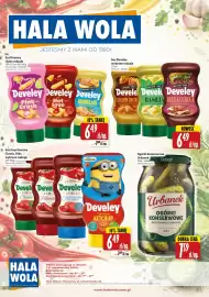 Hala Wola gazetka Strona 1: Sos Develey €6,49, Sos Develey wybrane rodzaje €6,49