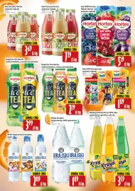 Hala Wola gazetka Strona 16: Napój gazowany Krzyś 20% soku pomarańcza, gruszka, cytryna €3,59, Sok 100% Hortex €5,19