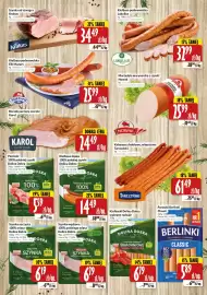 Hala Wola gazetka Strona 2: Parówki 100% polskiej szynki Dolina Dobra €5,59, Kiełbasa podwawelska Lukullus €32,99