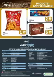 Volantino Deco Superfreddo Pagina 12: Pizzoli patate we love extrafini €1,59, Findus bastoncini €2,89