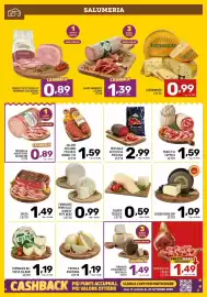 Volantino Il Centesimo Pagina 2: Formaggio Pistacchiotto/Nero Valvo L'Etto €1,49, Asiago nero Dop €1,09