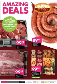 Save Hyper catalogue Page 5: Bulk Forequarter Slices €99,99, Champion Chilli Boerewors €89,99
