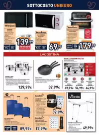 Volantino Unieuro Pagina 22: Ofelia set 3 pz €39,99, Stendino Vileda Infinity Flex €49,99