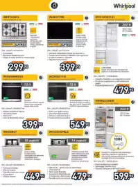 Volantino Unieuro Pagina 28: FLEXI COOK €399,90, WHCT8D03TAT combinato less frost da incasso €479,90