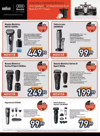 Volantino Unieuro Pagina 33: Rasoio Elettrico Series 9 Sport 9150cc €249,90, Rasoio Elettrico NEVO 11000c €449,90