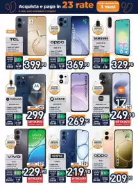 Volantino Unieuro Pagina 7: Honor 600 Smart 5G €269,90, Redmi Note 17 4G €249,90