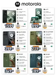 Volantino Unieuro Pagina 9: Motorola edge 70 fusion €399,90, Moto g15 POWER €219,90