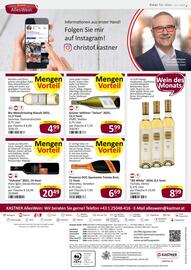Kastner Flugblatt Seite 36: BA White Tschida €8,99, Prosecco DOC Spumante Treviso Brut €6,69