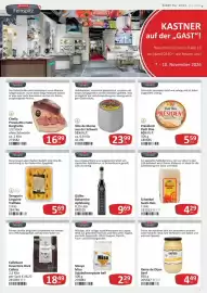 Kastner Flugblatt Seite 11: Gölles Balsamico Apfelessig €9,69, Reine de Dijon Senf €4,49