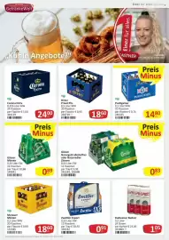 Kastner Flugblatt Seite 23: Budweiser Budvar €1,05, Zwettler Export €0,91