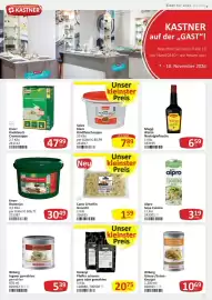 Kastner Flugblatt Seite 25: Alpro Soya Cuisine €3,19, Wiberg Gänse-/Enten-Knuspri €10,69