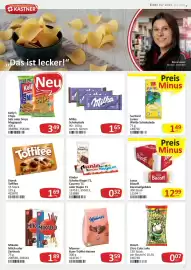 Kastner Flugblatt Seite 31: Hirsch Zitro Cola Lolly €0,07, Manner Rum-Trüffel-Herzen €3,59