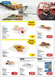 Kastner Flugblatt Seite 5: Polarfrost Riesengarnelen Tiger Brand mit Schale €13,79, Seawork Doradenfilet €15,69
