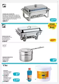 Kastner Flugblatt Seite 10: Chafing Dish Chef €49,99, WAS Brennpastenbehälter €3,69