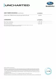 Subaru Flugblatt | Uncharted Seite 2