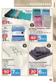 Volantino Carrefour Market | Catalogo casa Pagina 5: Accappatoio Caleffi €23,99, Set 4 Asciugamani in spugna €7,99