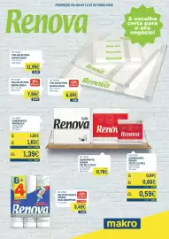 Catálogo Makro Página 1: PROMOÇÃO VÁLIDA DE 1 A 15 OUTUBRO 2026 Renova nerva new A escolha certa para o seu negócio! green