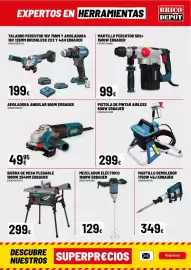 Catálogo Brico Depôt Página 15: Erbauer - martillo percutor sds+ 1500w €99,00, Erbauer - mezclador eléctrico 1600w €129,00