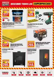 Catálogo Brico Depôt Página 2: Estufa de leña teide €299,00, Energy - generador gasolina 3000w 7hp arrangue eléctrico €269,00