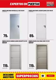 Catálogo Brico Depôt Página 7: Puerta maciza nanna blanca decapé 72.5 cm €119,00