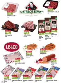 Ratio leták Strana 40: ŠUNKA ŘEMESLNÁ 90% €17,50, Vídeňské párky 1kg €155,00