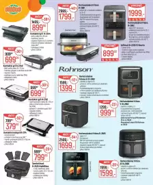 Globus leták Strana 2: Rohinson horkovzdušná fritéza R-2891 €1.799,00, MultiBites Sendvičovač R-2635 €799,90