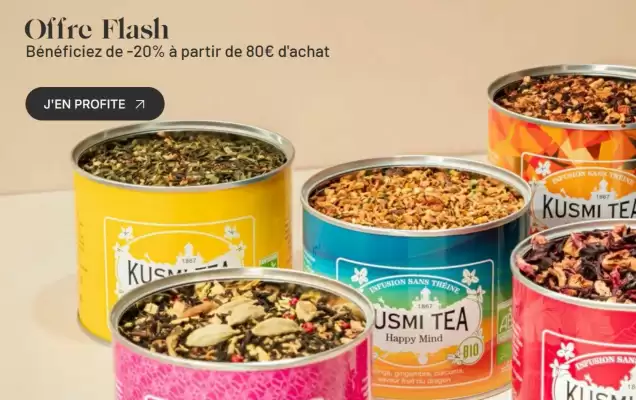 Kusmi Tea (valable jusqu'au 18-10)