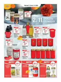 Globus leták týden 41 Strana 12: Hřbitovní lampa €15,90, Svíčky s obrázkem €29,90