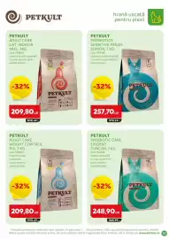 Magazine Animax Pagină 11: Petkult adult care cat indoor miel €209,80, Petkult probiotics sensitive fresh somon €257,70