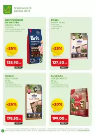 Magazine Animax Pagină 2: Brit premium by nature €135,90, Rustican vită și cartofi €199,00