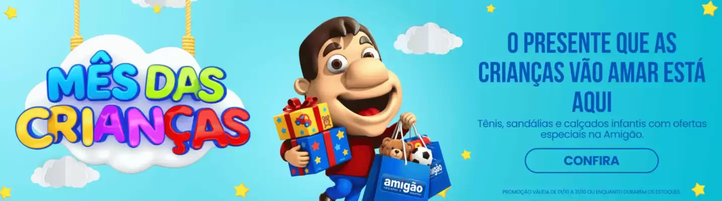 Amigão Calçados (válido até 31-10)