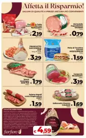 Volantino Coop Radenza Pagina 11: Mortadella Augustissima Galbani €0,79, Prosciutto San Daniele DOP €3,29