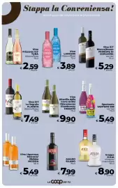 Volantino Coop Radenza Pagina 24: Grappa Julia Morbida €8,90, Vino IGT La Segreta PLANETA €7,49