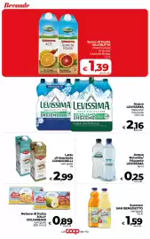 Volantino Coop Radenza Pagina 26: Latte di Mandorla Condorelli €2,99, Acqua Naturale/ Frizzante LEVISSIMA €0,25
