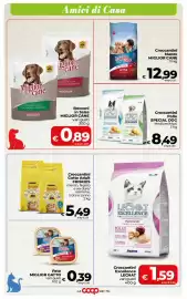 Volantino Coop Radenza Pagina 34: Croccantini Pollo SPECIAL DOG €8,49, Croccantini Excellence Lechat €1,59