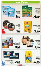 Volantino Coop Radenza Pagina 35: Cibo umido per gatti Filets SHEBA €1,49, Crocchette per cane Friskies €4,99