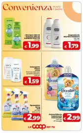 Volantino Coop Radenza Pagina 5: Ammorbidente Concentrato Coccolino €2,99, Sgrassatore Spray ACE €2,99