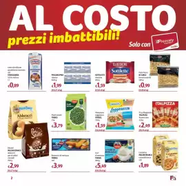 Volantino Futura Supermercati Pagina 2: Minestrone Leggerezza OROGEL €1,59, Fiori di merluzzo Findus €5,49