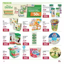 Volantino Futura Supermercati Pagina 8: Yogurt Zymil senza lattosio Parmalat €0,99, Milk Kefir PLUS €1,99
