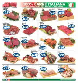Volantino Il Castoro Supermercati Pagina 8: Sountature di suino €5,99, Fettine sceltissime di bovino adulto €17,99