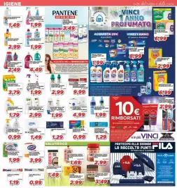 Volantino MA Supermercati Pagina 15: Vileda spugna abrasiva ultra fresh €0,99, Dove deo roll-on original - fresh €1,99