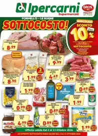 Volantino Ipercarni Pagina 1: Pasta ripiena Fini Gran Classici €0,99, Carta igienica Foxy mega €1,99
