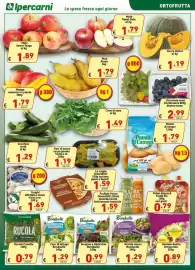 Volantino Ipercarni Pagina 7: Songino e Radicchio Bonduelle €0,99, Polpa doypack Frullà bio €0,79