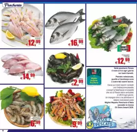 Volantino Pewex Pagina 8: Cozze spagna €2,99, Scampi freschi €9,99
