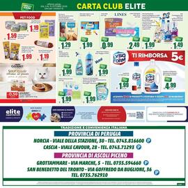 Volantino Elite Pagina 20: Lines Idea €0,99, Spuma di Sciampagna lavatrice €1,99