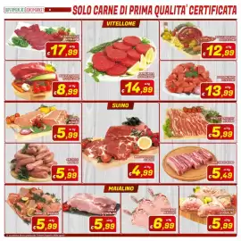 Volantino Idromarket Pagina 8: Braciole collo di suino €4,99, Hamburger di vitellone €14,99